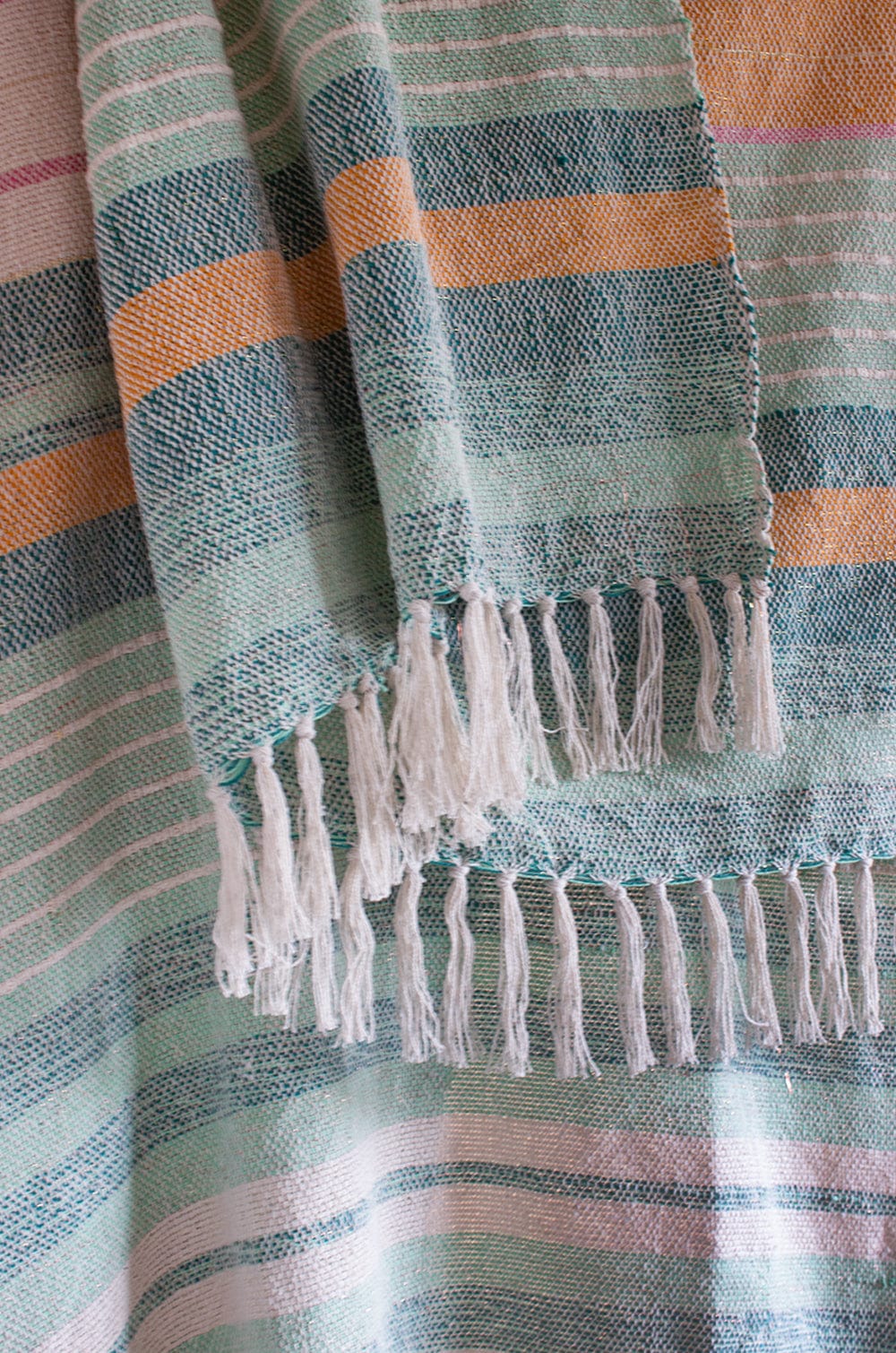 Throw Quill Woven Cotton Throw