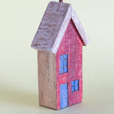  Tiny Homes Wooden Paperweight - Red - Tiny Homes Wooden Paperweight - Red - The Wishing Chair 