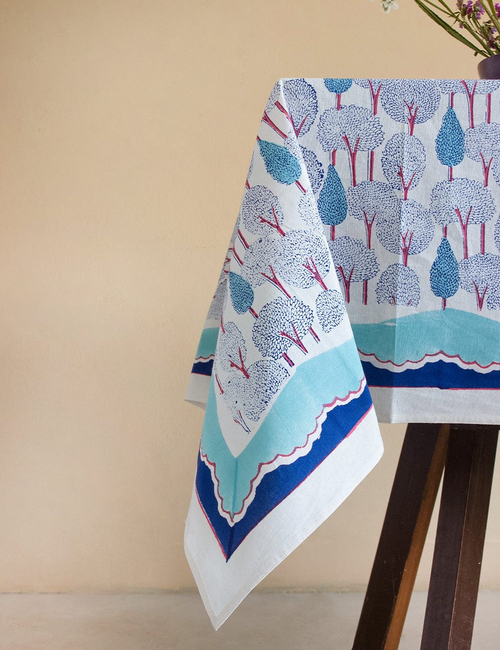  Topiary Garden Table Cloth - 4 seater - Topiary Garden Table Cloth - 4 seater - The Wishing Chair 