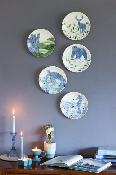 Wall Decor Animal Illustrative  Series Wall Plate - Bear