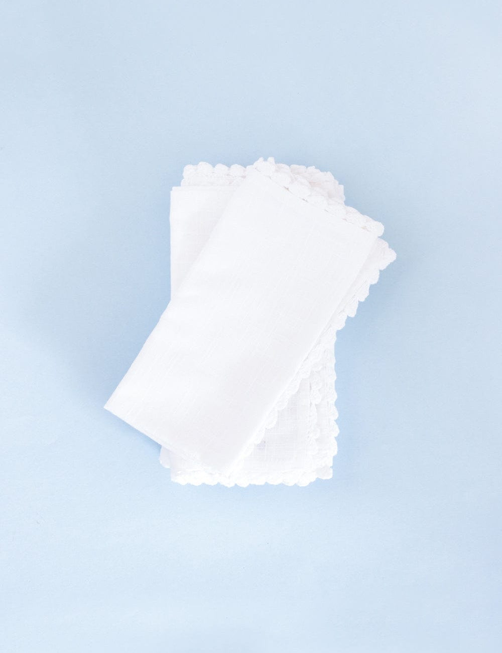  White Prairie Hand Crochet Napkins - Set of 6 - White Prairie Hand Crochet Napkins - Set of 6 - The Wishing Chair 