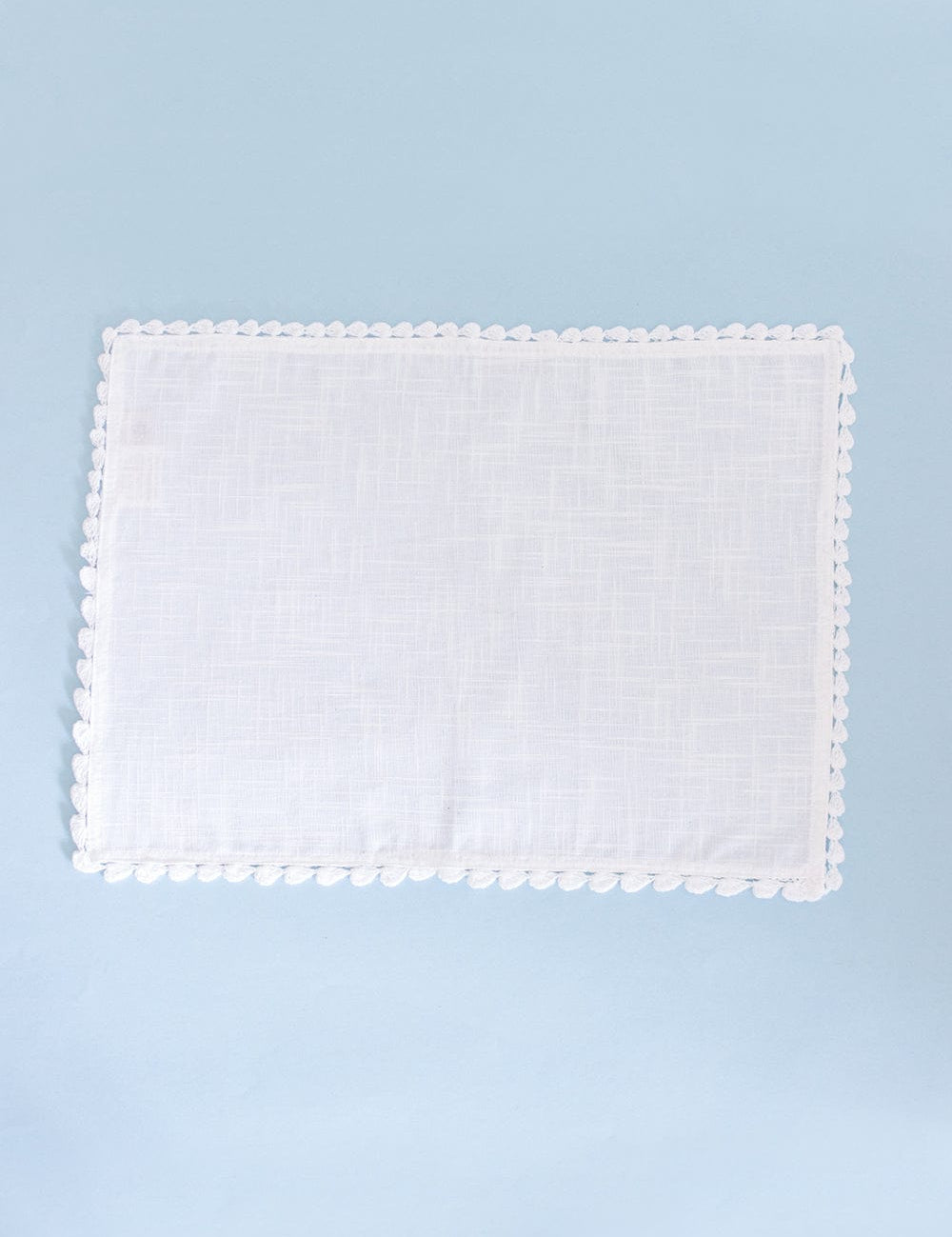  White Prairie Hand Crochet Placemats - Set of 6 - White Prairie Hand Crochet Placemats - Set of 6 - The Wishing Chair 