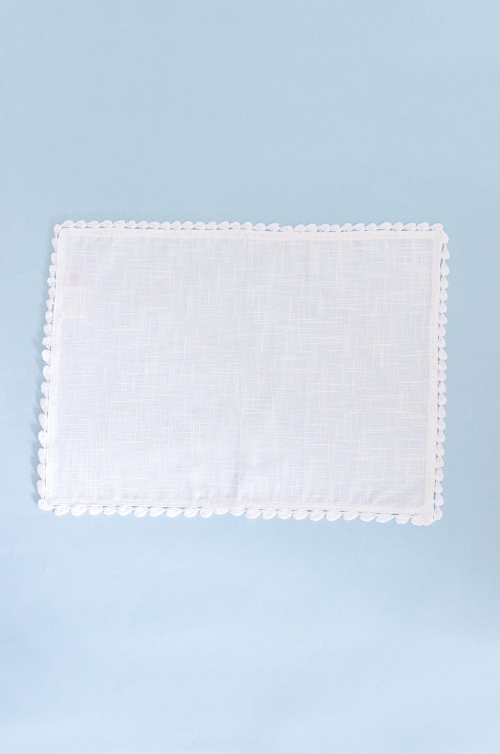 White Prairie Hand Crochet Placemats - Set of 6 - White Prairie Hand Crochet Placemats - Set of 6 - The Wishing Chair 