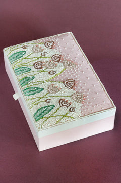  Wildflowers Beaded Jewellery Box - Wildflowers Beaded Jewellery Box - The Wishing Chair 