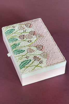  Wildflowers Beaded Jewellery Box - Wildflowers Beaded Jewellery Box - The Wishing Chair 