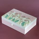  Wildflowers Beaded Jewellery Box - Wildflowers Beaded Jewellery Box - The Wishing Chair 
