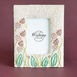  Wildflowers Beaded Photoframe - Wildflowers Beaded Photoframe - The Wishing Chair 