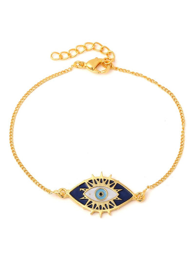 AZGA Evil Eye Bracelet- Gold