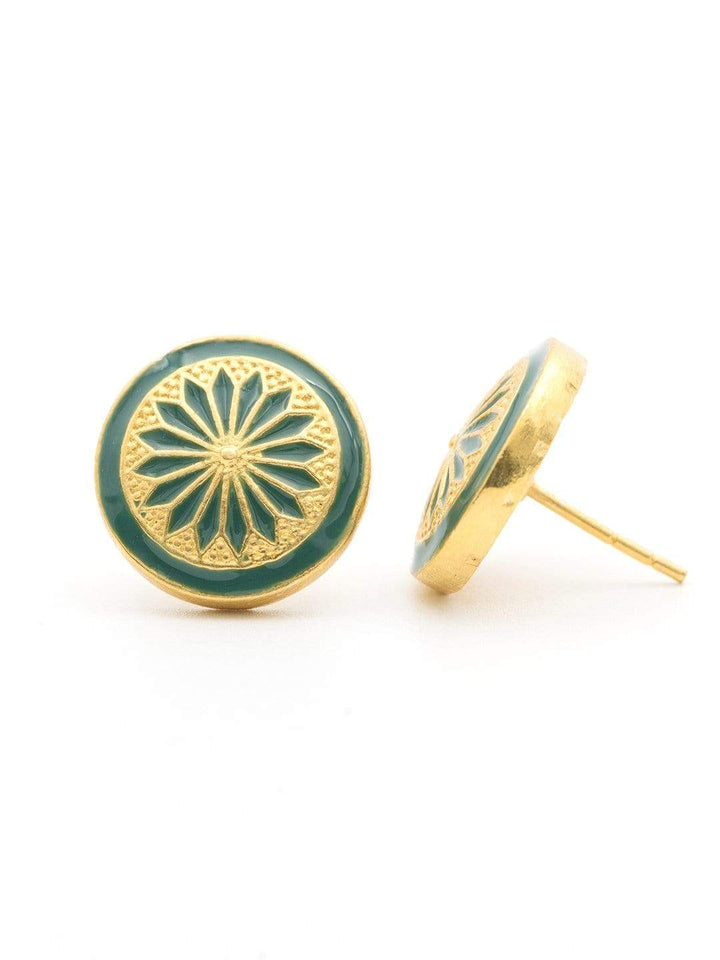 AZGA Kutch Earrings - Sage Green – The Wishing Chair