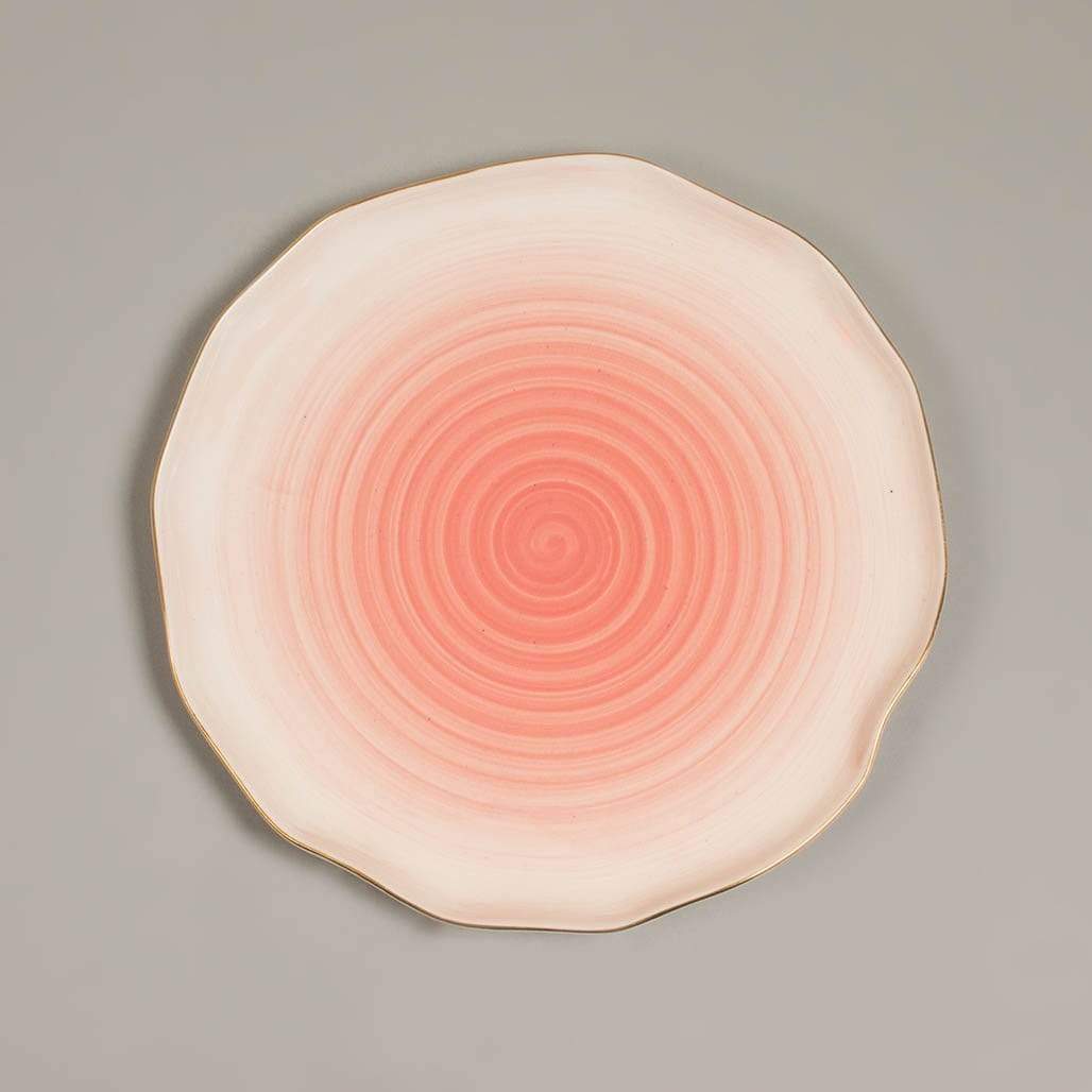 Blossom Pink Watercolor Magic Dinner Plate