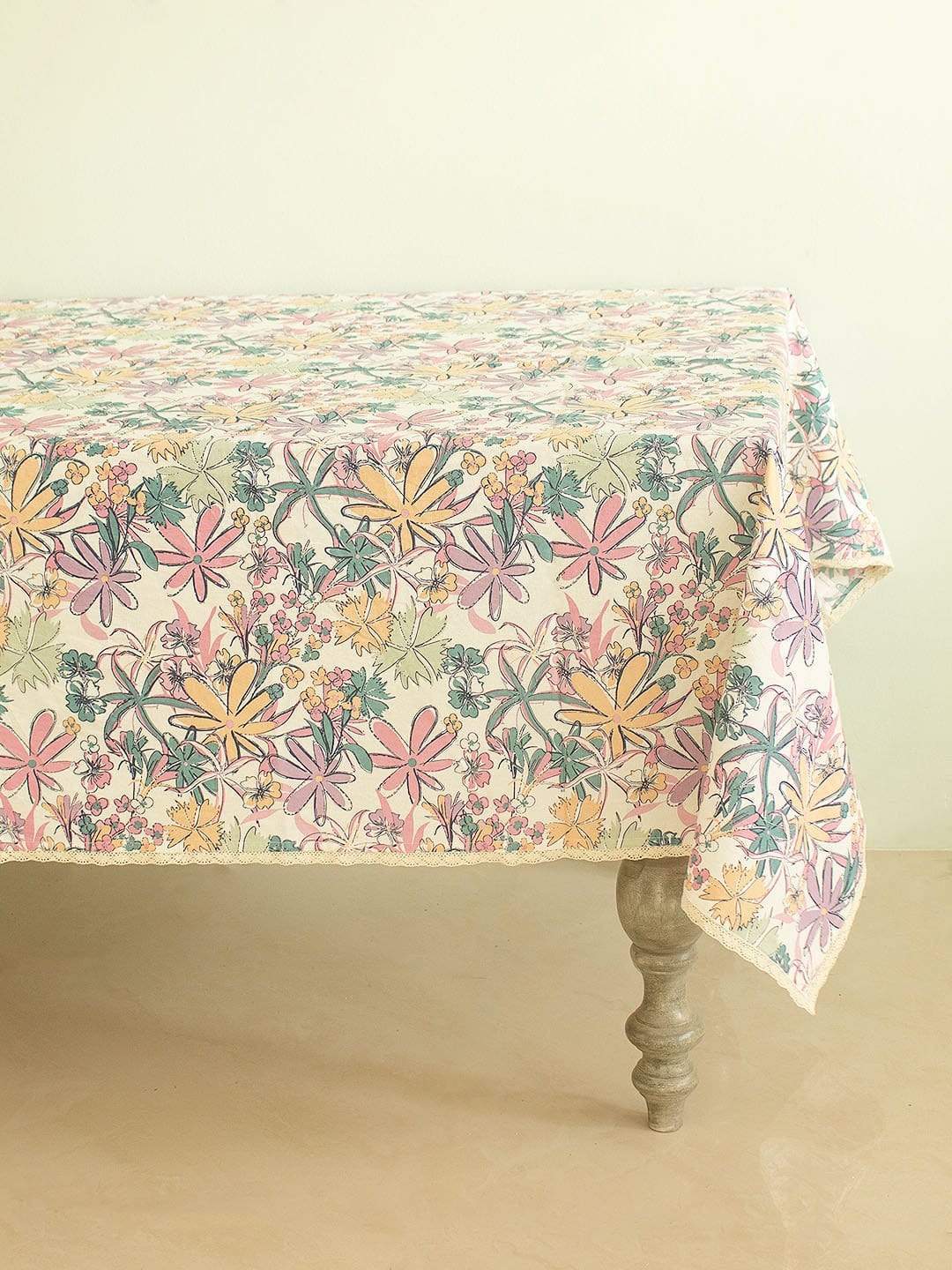 By the Beach Table Cover - Turquoise