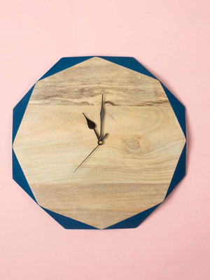  Wooden Faceted ClockFrequently Asled QuestionQ. Where can I put this - on a wall or over my face?A. Considering how stunningly adorable you are, we suggest you share your lovely visage Wooden Faceted ClockThe Wishing Chair - Wooden Faceted Clock - The Wishing Chair 