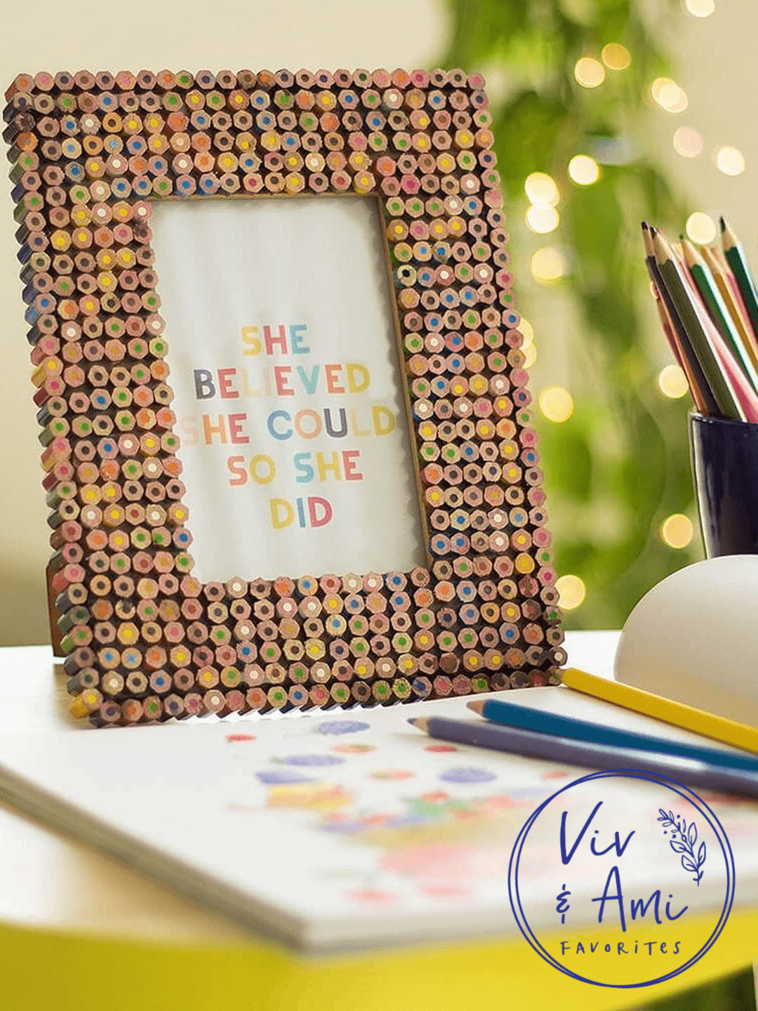 Color Pencils Photo Frame - The Wishing Chair