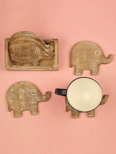 Ellie, The Elephant Coasters Set of 6