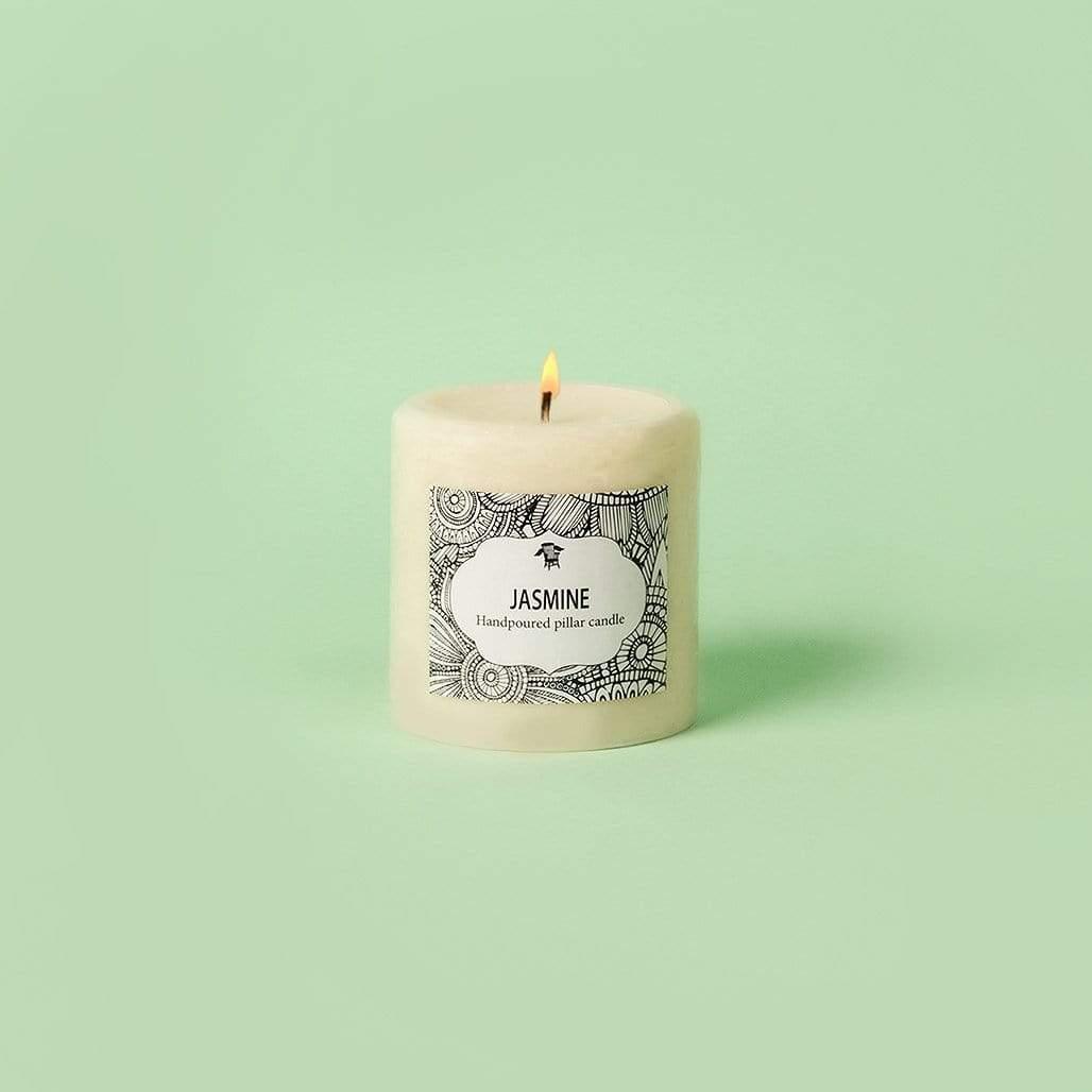 Handpoured Pillar Candle- JasmineFrequently Asked Question Q. Will it light up my room, and light up my life?A. This should illuminate your interiors and make your room glow with the light of a 1000Handpoured Pillar Candle- JasmineThe Wishing Chair