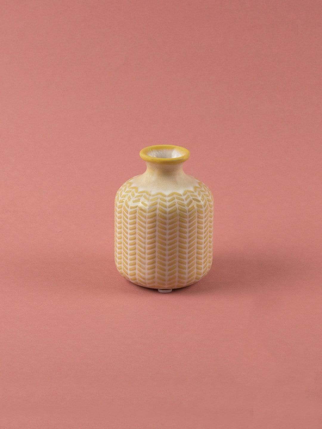 Ocre Bottle Vase