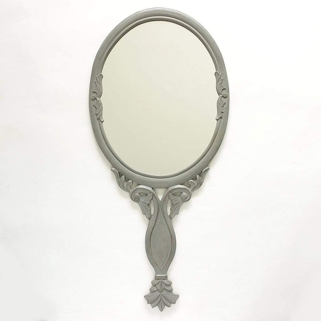 The Vanity Wall Mirror / Grey
ABOUT:
A lovely handcrafted victorian-inspired mirror that’s the perfect addition to any dresser. Comes in two gorgeous feminine colour variants – cool minty green Vanity Wall Mirror / GreyThe Wishing Chair