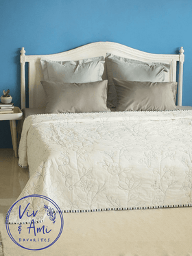  Trellis Quilted Bedcover - Trellis Quilted Bedcover - The Wishing Chair 