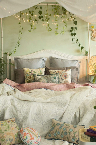 Trellis Quilted Bedcover