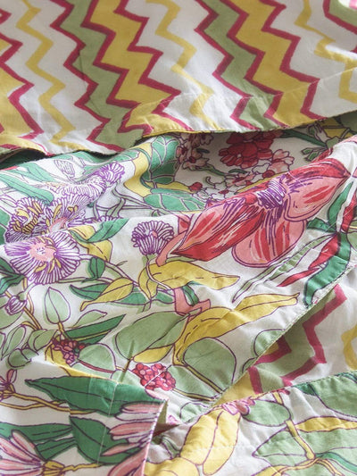 Wildflowers 3 Layers Printed Bedcover