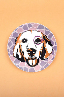  Woof Woof Wall Plate - Woof Woof Wall Plate - The Wishing Chair 