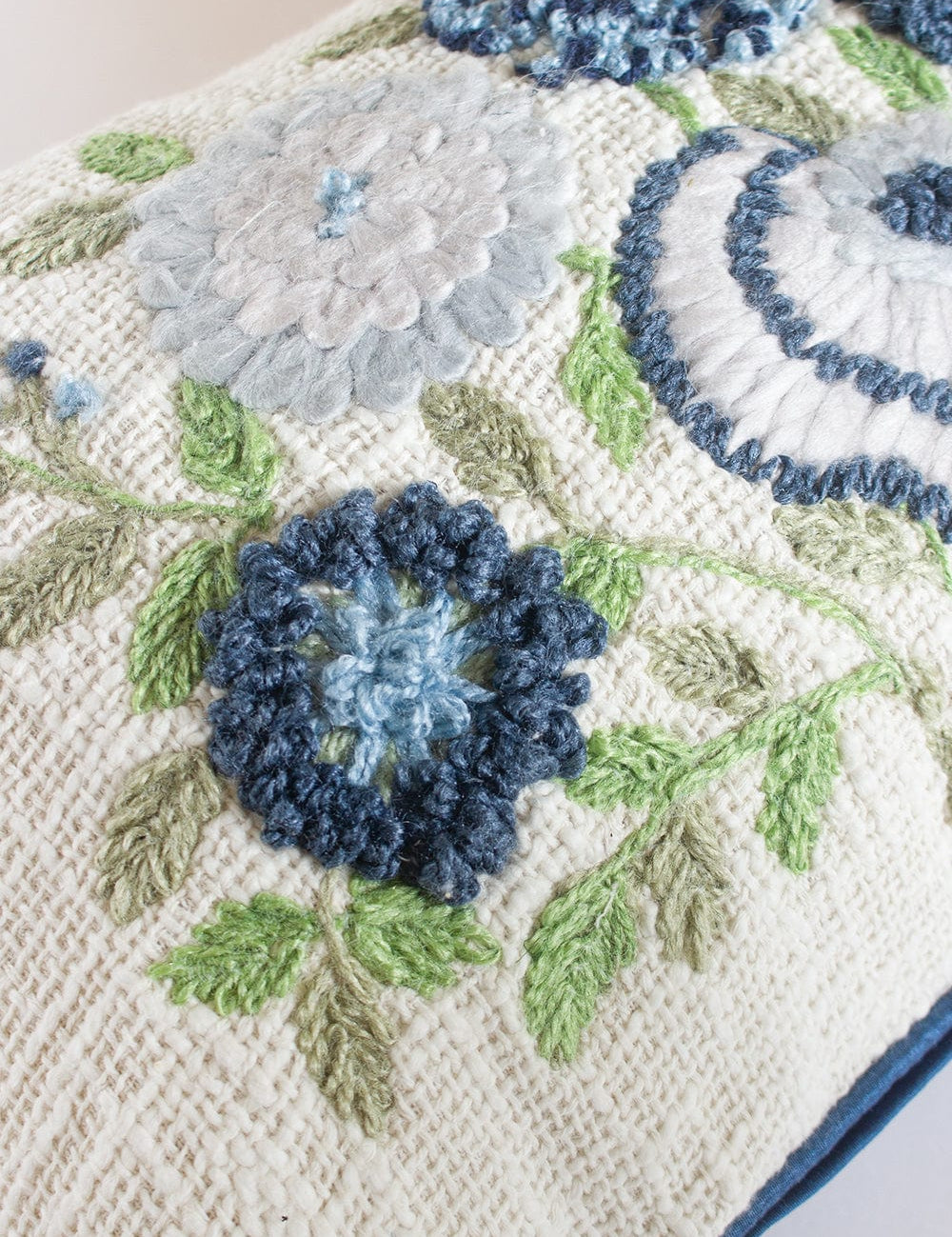  Yara Embroidered Cushion Cover - Yara Embroidered Cushion Cover 14"X20" - The Wishing Chair 