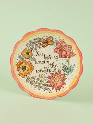  You Belong Among The Wildflowers Wall Plate - You Belong Among The Wildflowers Wall Plate - The Wishing Chair 