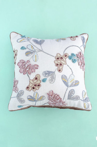 Zeena Embroidered Cushion Cover