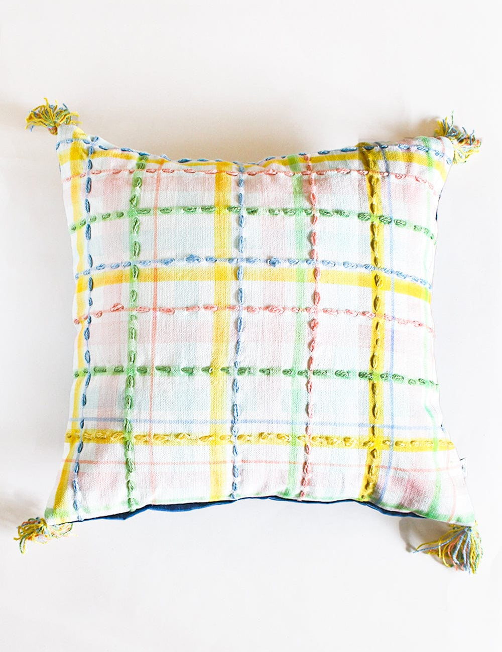  Zelda Embroidered Cushion Cover -  18 Inch X 18 Inch - Zelda Embroidered Cushion Cover -  18 Inch X 18 Inch - The Wishing Chair 