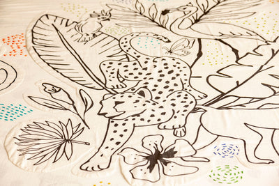 Zookeeper My Colouring Bed Cover-Single